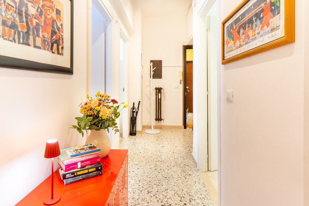 Ingresso e corridoio dell’appartamento